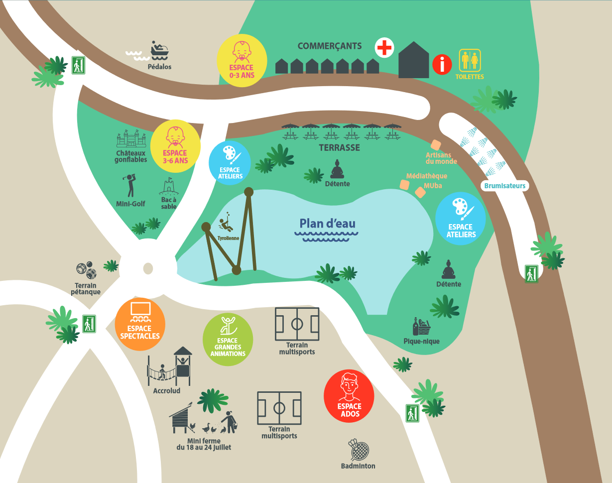 Carte Tourcoing Plage