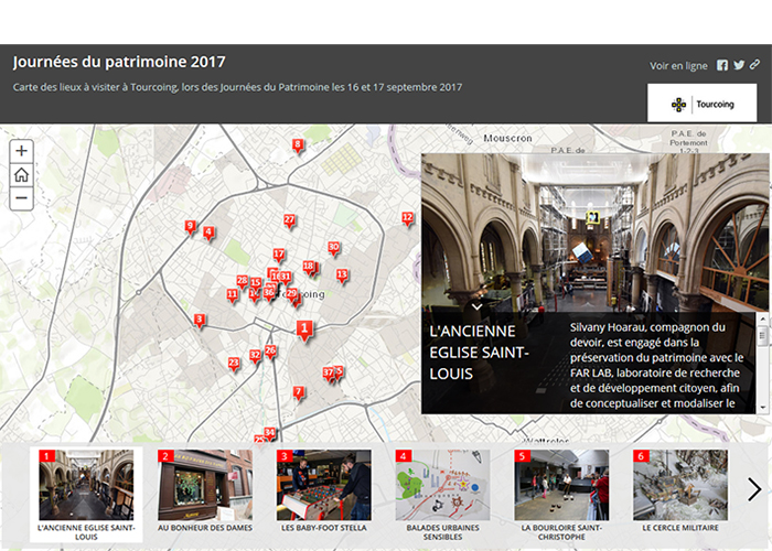 Carte Journée du Patrimoine 2017