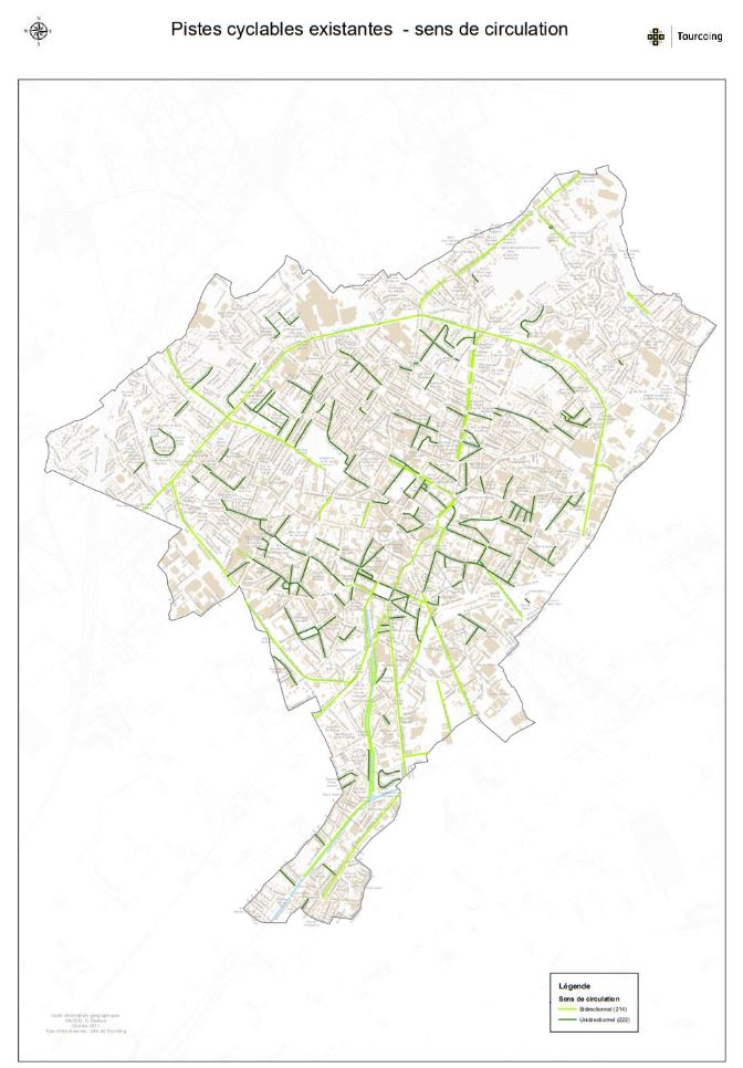 sens de circulation pistes cyclables