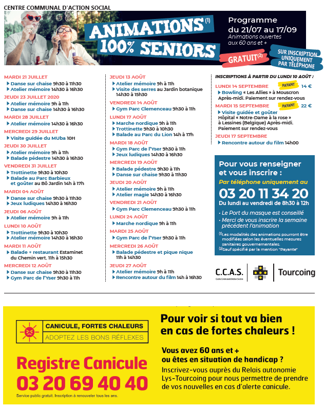Loisirs Seniors Mes Loisirs Tourcoing