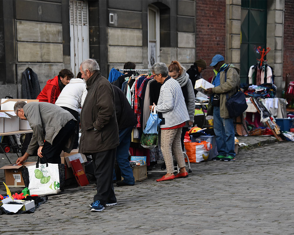 Marché aux puces Gambetta