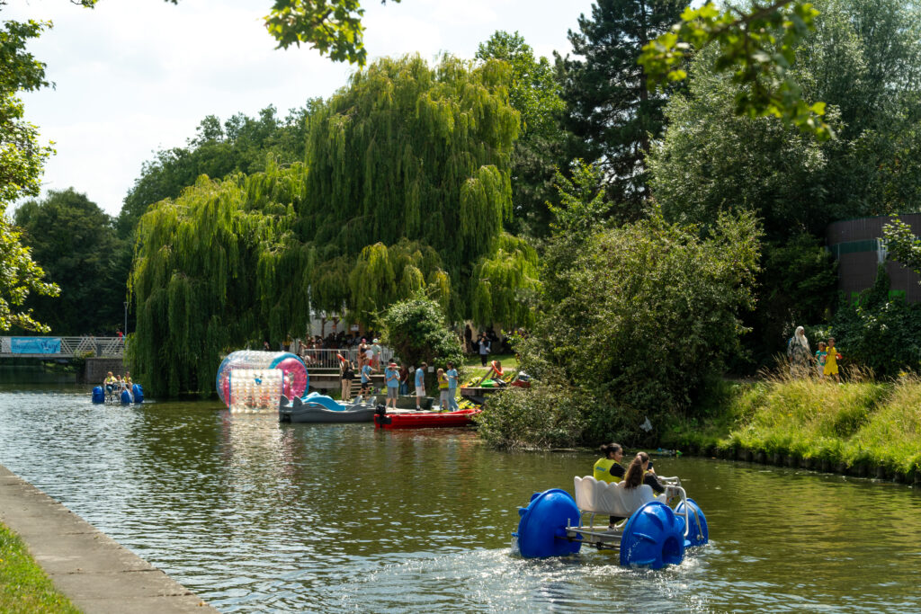 La Coulée verte - le canal de Roubaix